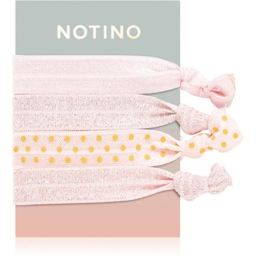 Notino Pastel Collection Hair elastics λαστιχάκια για τα μαλλιά Pink 4 τμχ