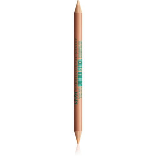 NYX Professional Makeup Wonder Pencil μολύβι ματιών διπλής όψης απόχρωση 02 Medium 2x0,7 γρ