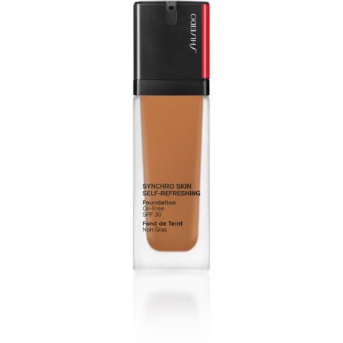 Shiseido Synchro Skin Self-Refreshing Foundation μακράς διαρκείας μεικ απ SPF 30 απόχρωση 510 Suede 30 μλ