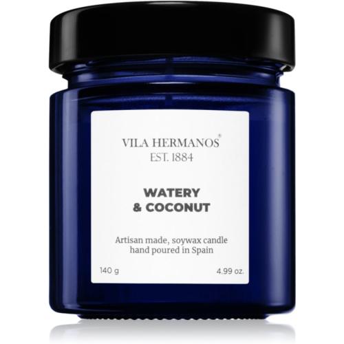 Vila Hermanos Apothecary Cobalt Blue Watery & Coconut αρωματικό κερί 140 γρ