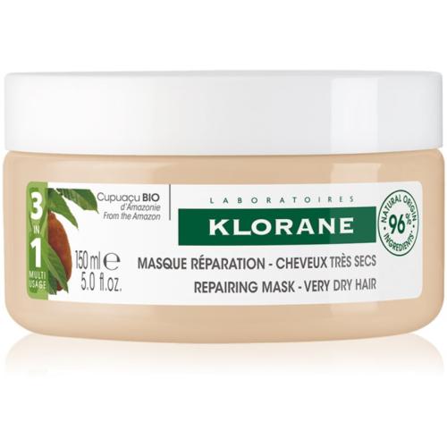 Klorane Cupuaçu Bio Bio αναγεννητική μάσκα για τα μαλλιά για πολύ ξηρά μαλλιά 150 ml