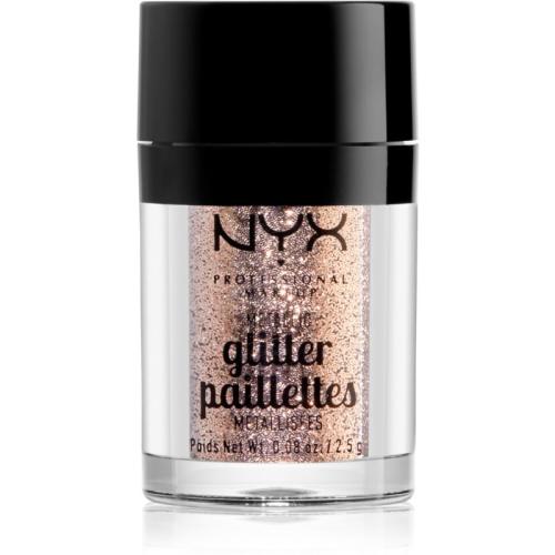 NYX Professional Makeup Glitter Goals μεταλλικό γκλίτερ για το πρόσωπο και το σώμα απόχρωση 04 Goldstone 2.5 γρ