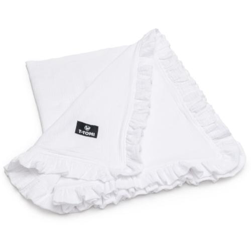 T-TOMI Muslin Blanket κουβέρτα White 80x100 cm 1 εκ