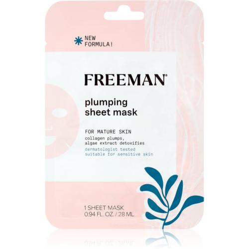 Freeman Essentials Collagen & Algae αντιρυτιδικη υφασματινη μασκα με κολαγόνο 28 μλ