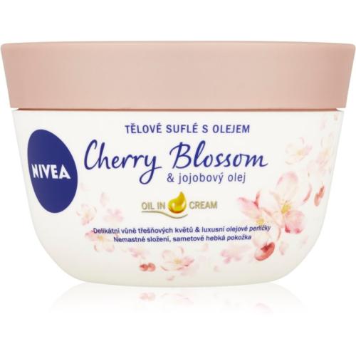 Nivea Cherry Blossom & Jojoba Oil σουφλέ σώματος 200 ml