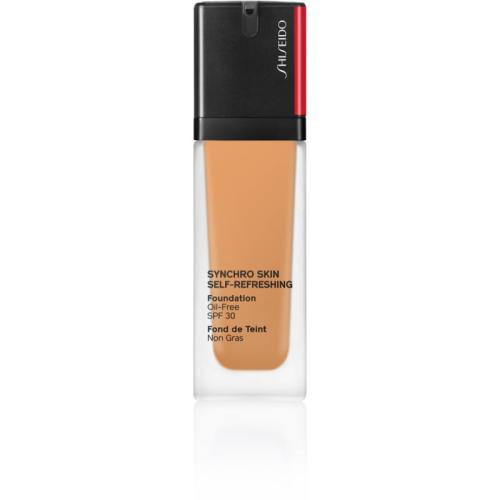 Shiseido Synchro Skin Self-Refreshing Foundation μακράς διαρκείας μεικ απ SPF 30 απόχρωση 410 Sunstone 30 μλ