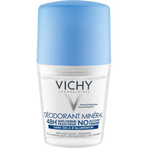 Vichy Deodorant μεταλλικό αποσμητικό ρολλ-ον 48 ώρες 50 μλ