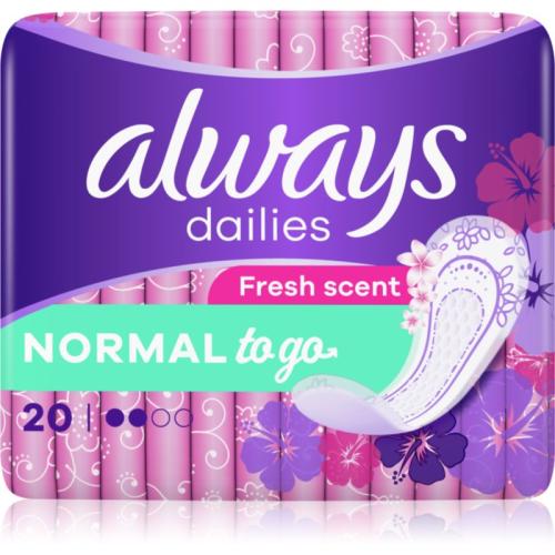 Always Dailies Normal To Go Fresh σερβιετάκια 20 τμχ