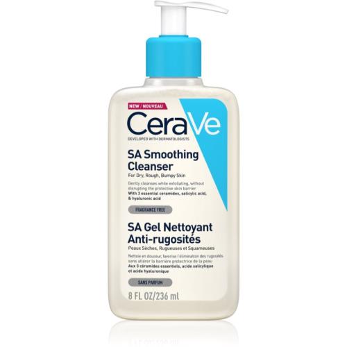 CeraVe SA καθαριστικό και καταπραϋντικό τζελ για κανονικό και ξηρό δέρμα 236 μλ