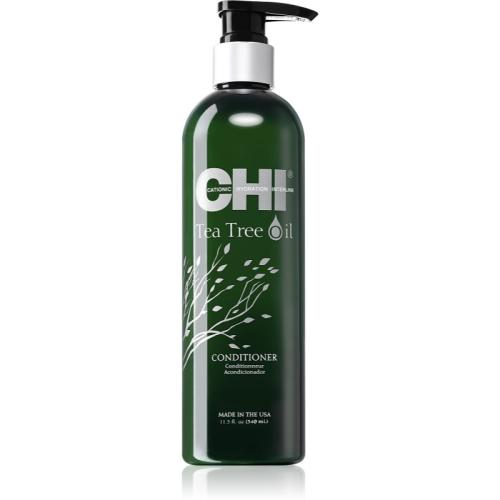 CHI Tea Tree Oil Conditioner δροσιστικό μαλακτικό για λιπαρά μαλλιά και το δέρμα της κεφαλής 340 ml