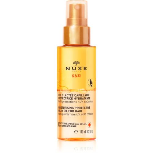 Nuxe Sun προστατευτικό λάδι για μαλλιά επηρεασμένα από χλώριο, ήλιο και το αλμυρό νερό 100 μλ