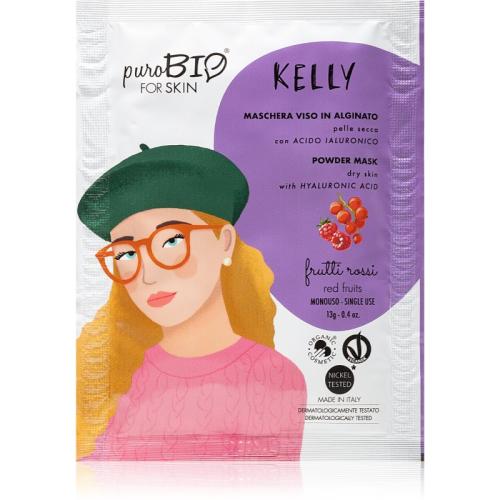 puroBIO Cosmetics Kelly Red Fruits μάσκα που ξεφλουδίζει 13 γρ