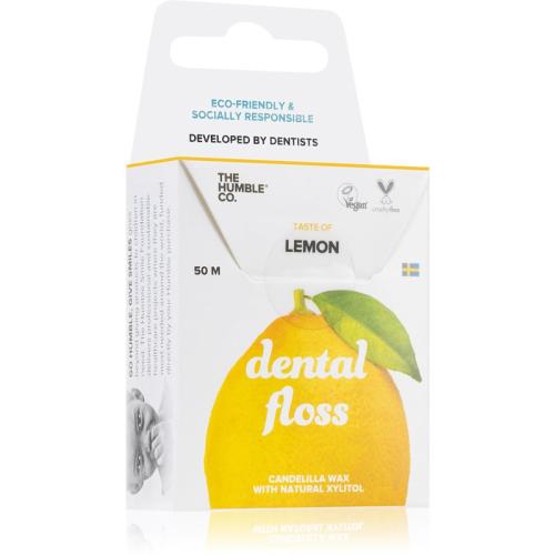 The Humble Co. Dental Floss οδοντικό νήμα Lemon 50 μλ