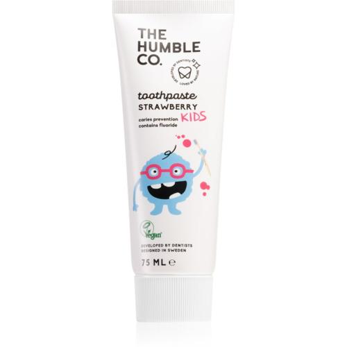 The Humble Co. Natural Toothpaste Kids φυσική οδοντόπαστα για τα παιδιά με γεύση φράουλας 75 μλ