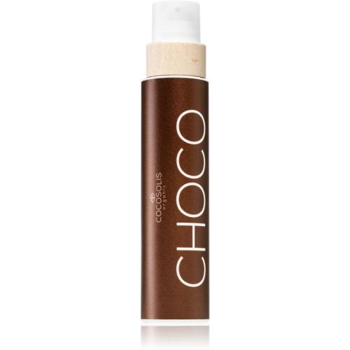 COCOSOLIS CHOCO λάδι περιποίησης και μαυρίσματος χωρίς προστατευτκό παράγοντα με άρωμα Chocolate 200 ml