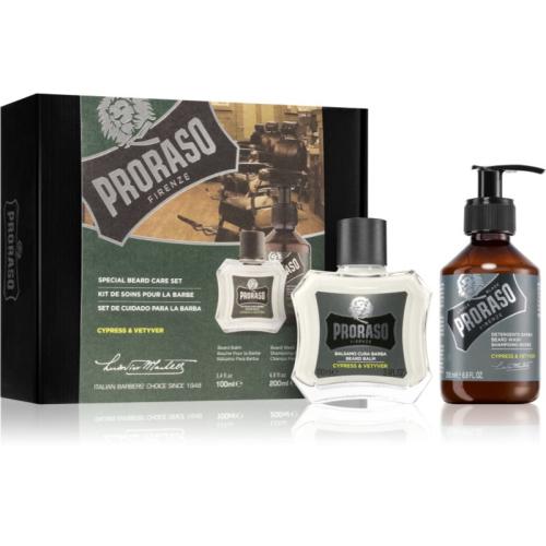 Proraso Set Beard Classic σετ δώρου Cypress and Vetyver για άντρες