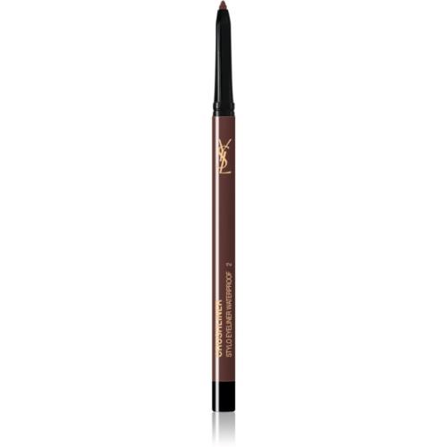Yves Saint Laurent Crush Liner μολύβι για τα μάτια απόχρωση 02 Dark Brown