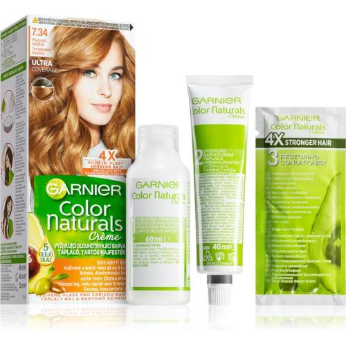 Garnier Color Naturals Creme βαφή μαλλιών απόχρωση 7.34 NATURAL COPPER