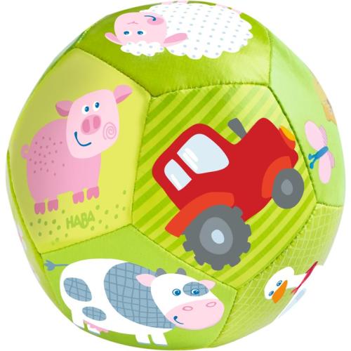 Haba Baby Ball υφασμάτινη μπάλα Farm 6 m+ 1 τμχ