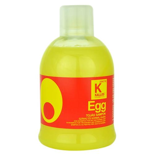 Kallos Egg θρεπτικό σαμπουάν για ξηρά και κανονικά μαλλιά 1000 μλ