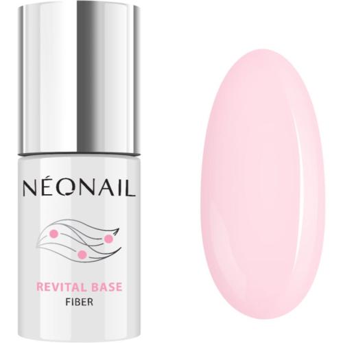 NEONAIL Revital Base Fiber Βάση για τα νύχια σε μορφή τζελ για τζελ και ακρυλικά νύχια απόχρωση Rosy Blush 7,2 ml