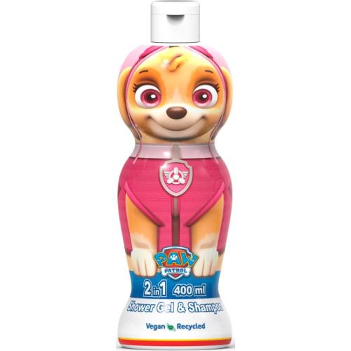 Nickelodeon Paw Patrol Shower Gel & Shampoo τζελ για ντους και σαμπουάν 2 σε 1 για παιδιά Skye 400 μλ
