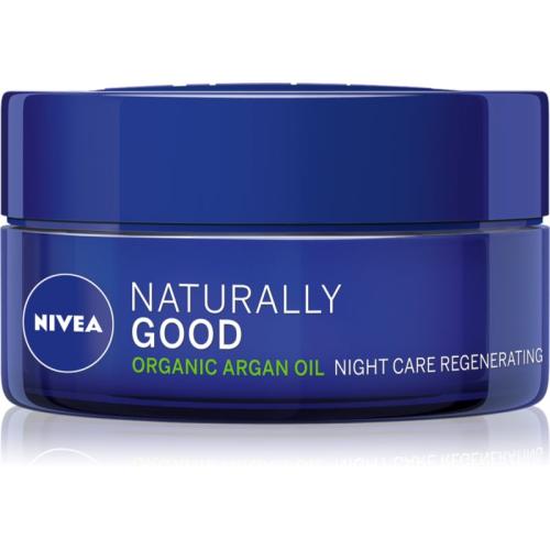 Nivea Naturally Good Organic Argan Oil αναγεννητική κρέμα νύχτας 50 ml