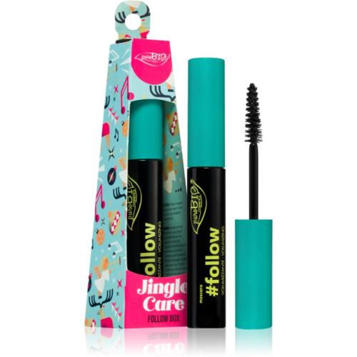 puroBIO Cosmetics Jingle Care Follow Box μάσκαρα όγκου έκδοση δώρου 8 ml