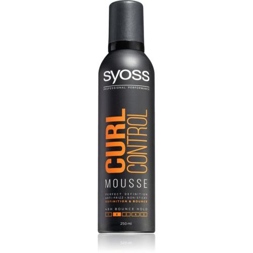 Syoss Curl Control αφρώδες σκληρυντικό μους για φυσικό κράτημα 250 ml