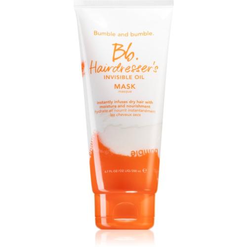 Bumble and bumble Hairdresser's Invisible Oil Mask ενυδατική και θρεπτική μάσκα για ξηρά και εύθραυστα μαλλιά 200 μλ