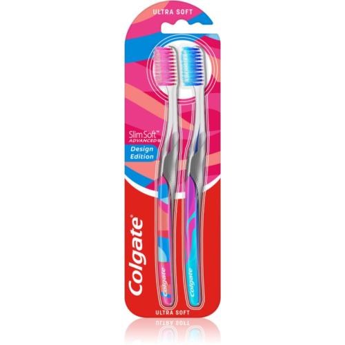 Colgate Slim Soft Advanced οδοντόβουρτσα ύπερ-μαλακό 2 τμχ