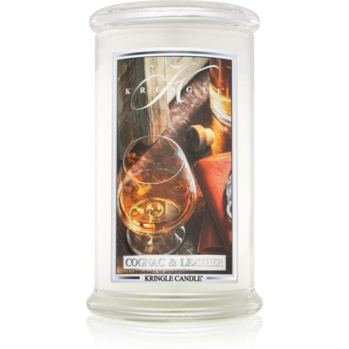 Kringle Candle Brandy & Leather αρωματικό κερί 624 γρ