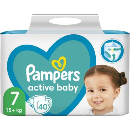 Pampers Active Baby Size 7 πάνες μίας χρήσης 15+ kg 40 τμχ