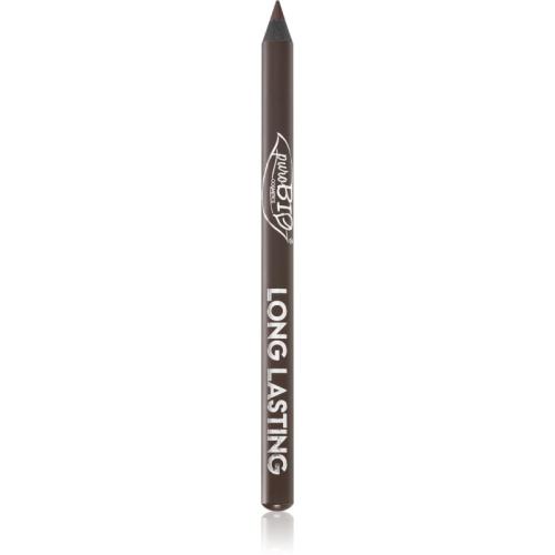 puroBIO Cosmetics Long Lasting μακράς διαρεκίας μολύβι για τα μάτια απόχρωση Brown 1,3 γρ