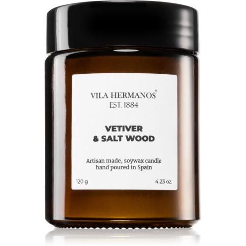 Vila Hermanos Apothecary Vetiver & Salt Wood αρωματικό κερί 120 γρ