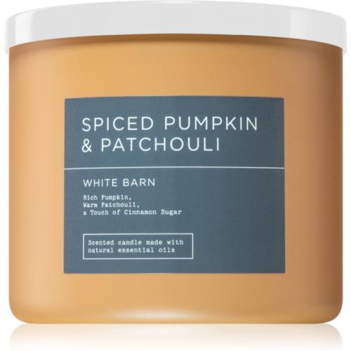 Bath & Body Works Spiced Pumpkin & Patchouli αρωματικό κερί 411 γρ
