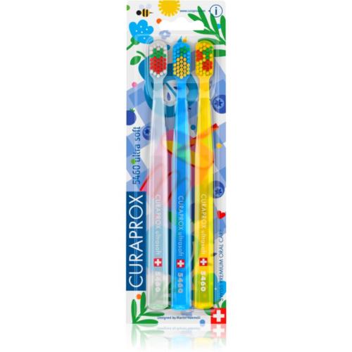 Curaprox Limited Edition Picnic οδοντόβουρτσες 5460 Ultra Soft 3 τμχ