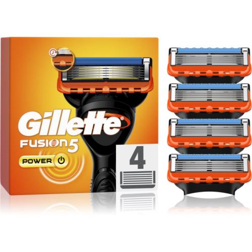Gillette Fusion5 Power ανταλλακτικές λεπίδες 4 τμχ