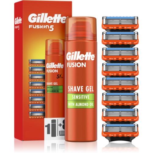 Gillette Fusion5 Sensitive σετ ξυρίσματος