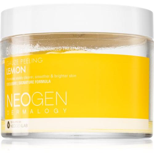 Neogen Dermalogy Bio-Peel+ Gauze Peeling Lemon απολεπιστικά ταμπόν προσώπου για λαμπρότητα και λείανση επιδερμίδας 30 τμχ