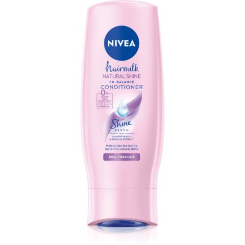 Nivea Hairmilk Natural Shine περιποιητικό μαλακτικό 200 ml