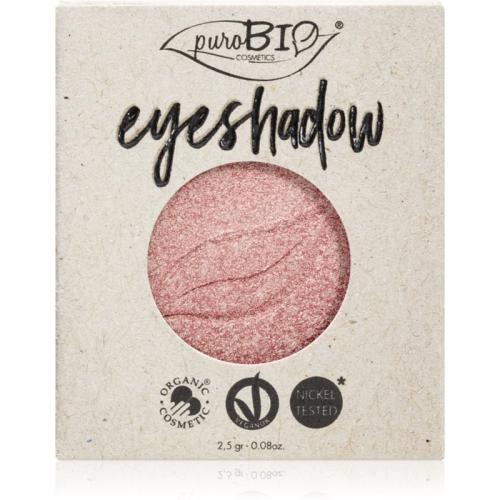 puroBIO Cosmetics Compact Eyeshadows σκιές ματιών ανταλλακτικό απόχρωση 25 Pink 2,5 γρ