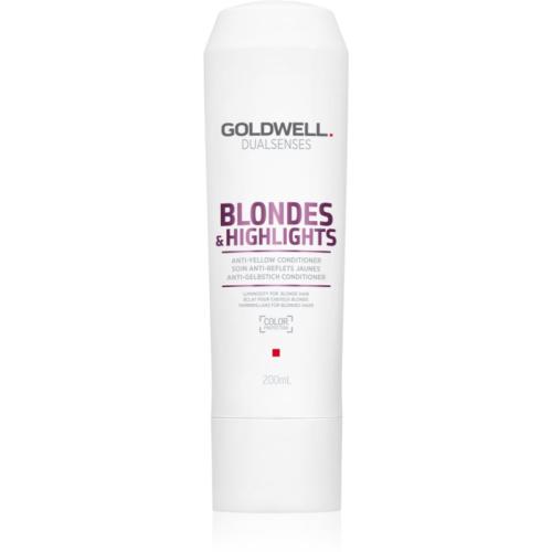 Goldwell Dualsenses Blondes & Highlights κοντίσιονερ για ξανθά μαλλιά εξουδετέρωση κίτρινων αποχρώσεων 200 μλ