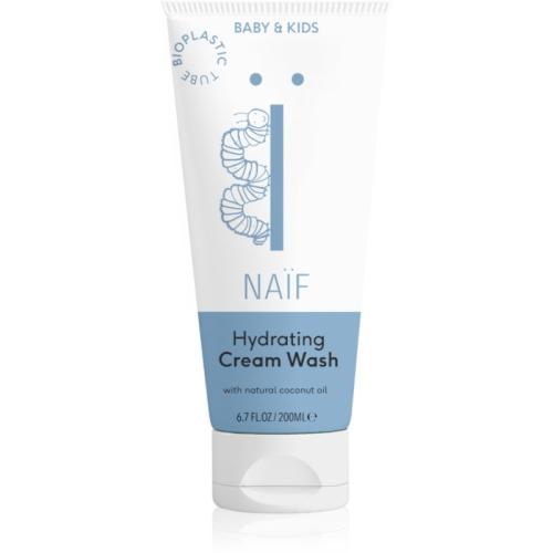 Naif Baby & Kids Hydrating Cream Wash ενυδατική κρέμα ντους για παιδιά από τη γέννηση 200 μλ