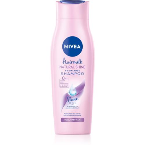 Nivea Hairmilk Natural Shine περιποιητικό σαμπουάν 250 μλ