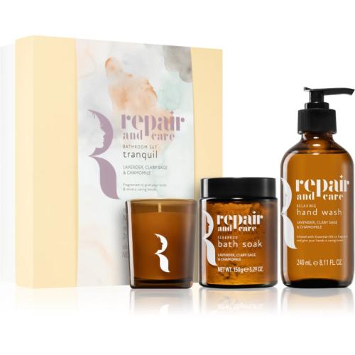 The Somerset Toiletry Co. Repair and Care Tranquil Bathroom Set σετ δώρου Lavender, Clary Sage & Chamomile