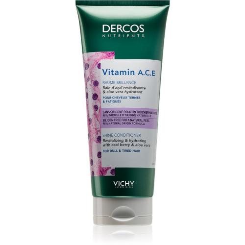 Vichy Dercos Vitamin A.C.E κοντίσιονερ αναζωογόνησης για αποκατάσταση της λάμψης των θαμπών μαλλιών 200 μλ