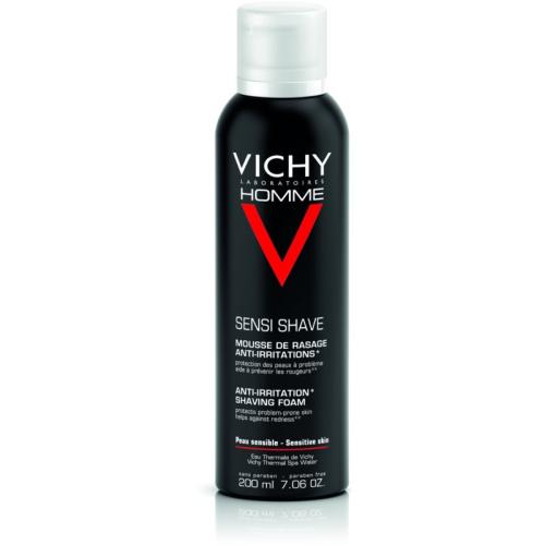 Vichy Homme Anti-Irritation αφρός ξυρίσματος για ευαίσθητη και ερεθισμένη επιδερίδα 200 μλ