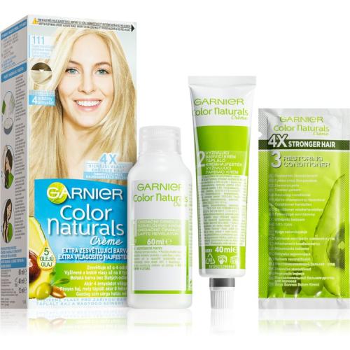 Garnier Color Naturals Creme βαφή μαλλιών απόχρωση 111 Extra Light Natural Ash Blond
