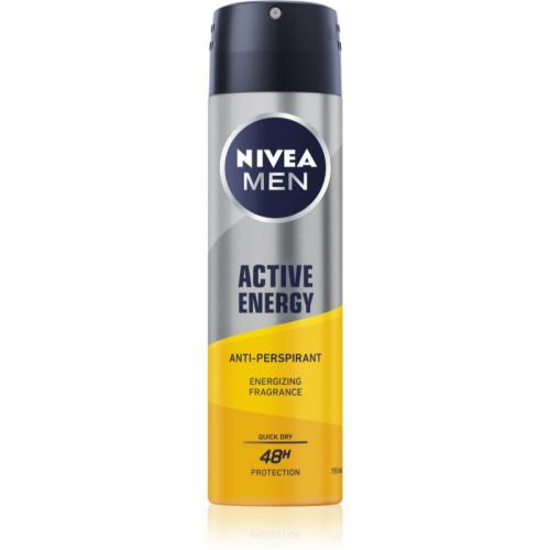 Nivea Men Active Energy αντιιδρωτικό σε σπρέι για άντρες 150 μλ